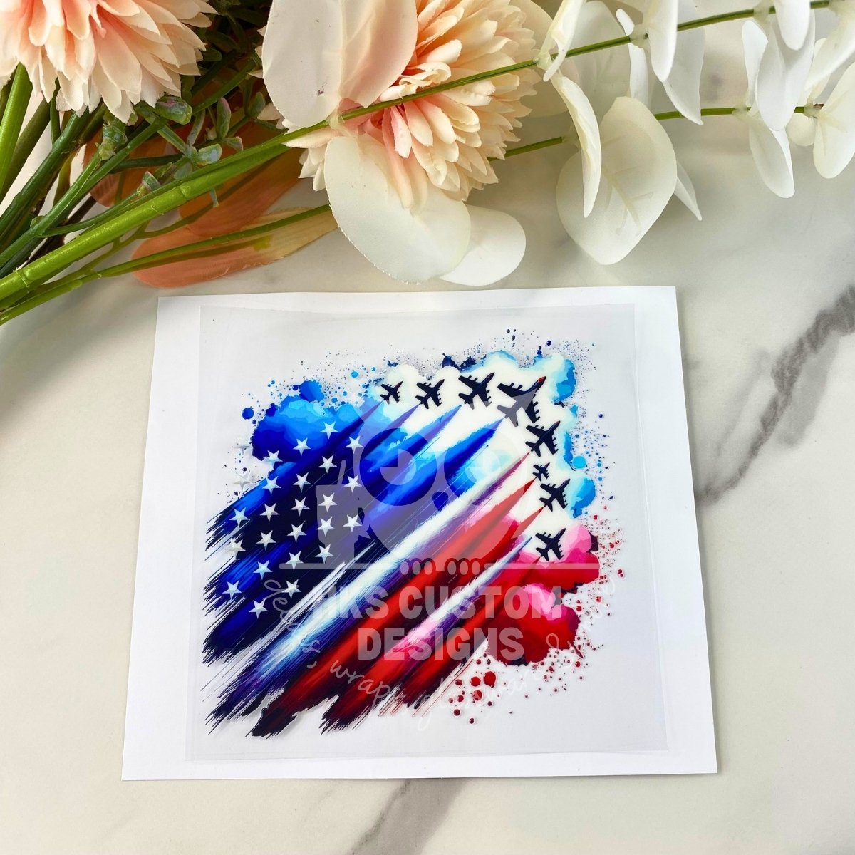 USA Planes | 4" UV DTF Decal