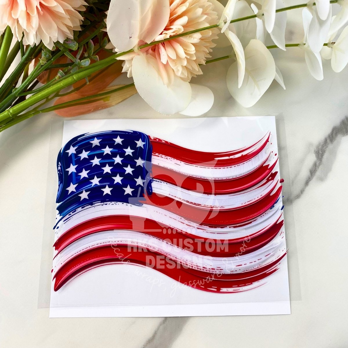 Painted Flag | 4" UV DTF Decal