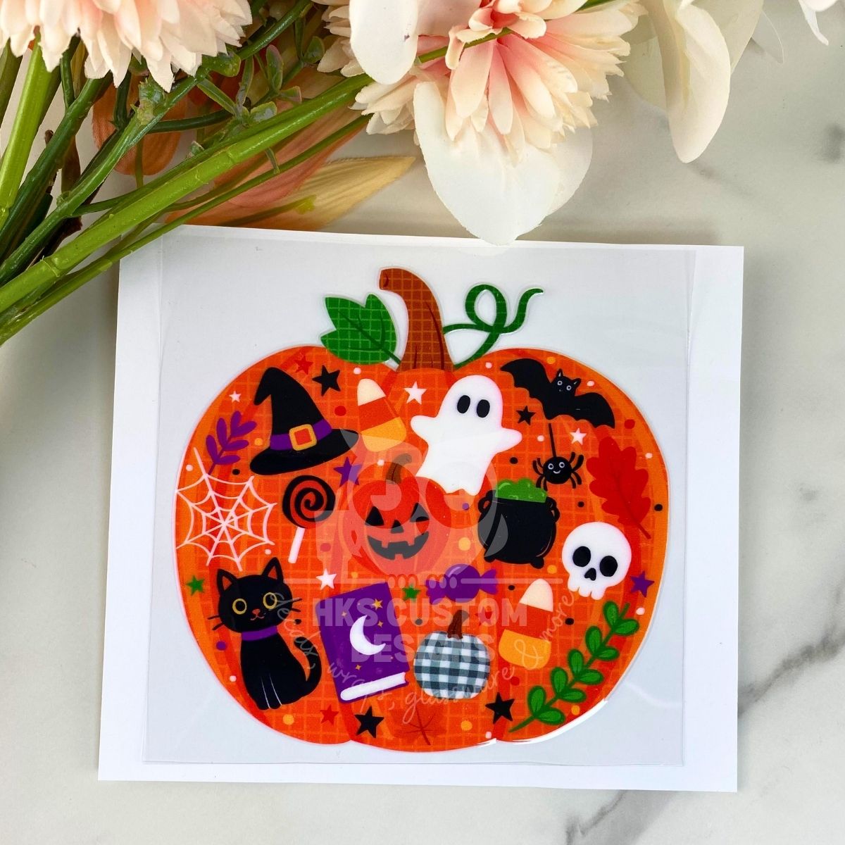 Halloween Pumpkin | 4" UV DTF Decal