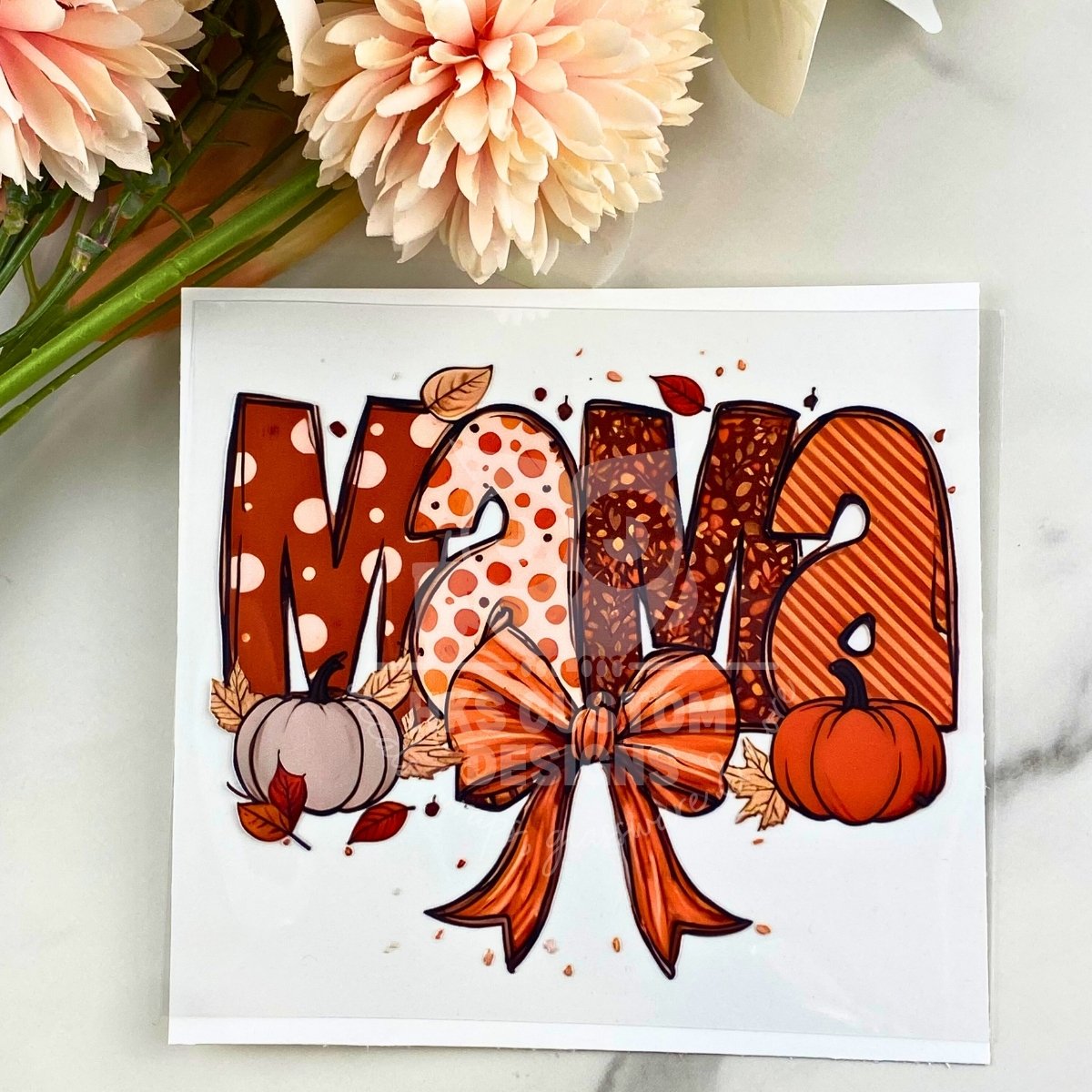 Fall Mama | 4" UV DTF Decal