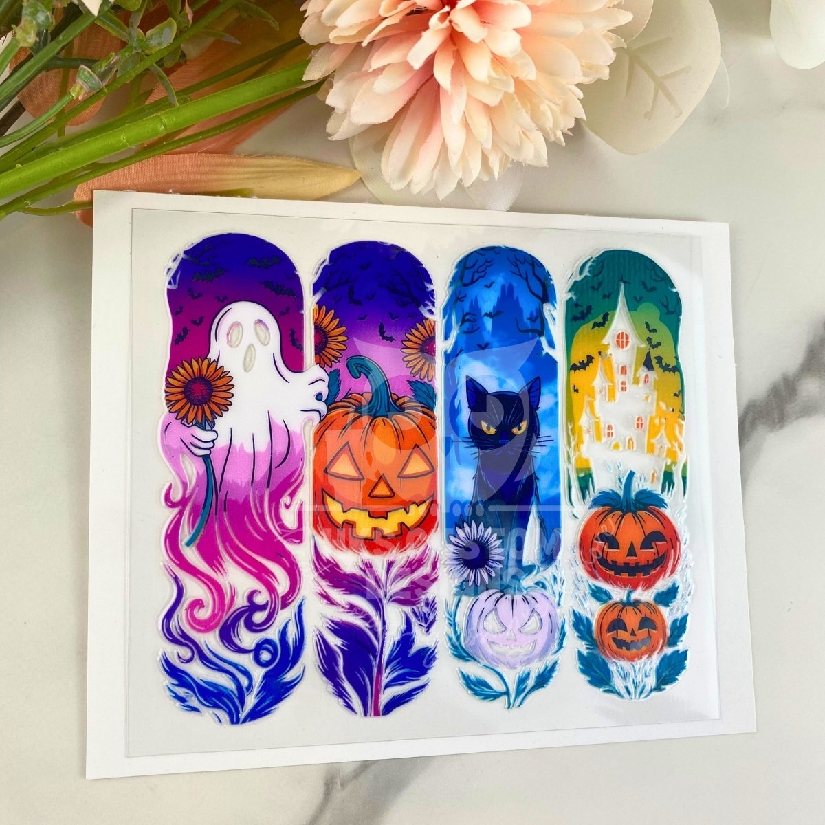 Halloween Brushstrokes | 4" UV DTF Decal