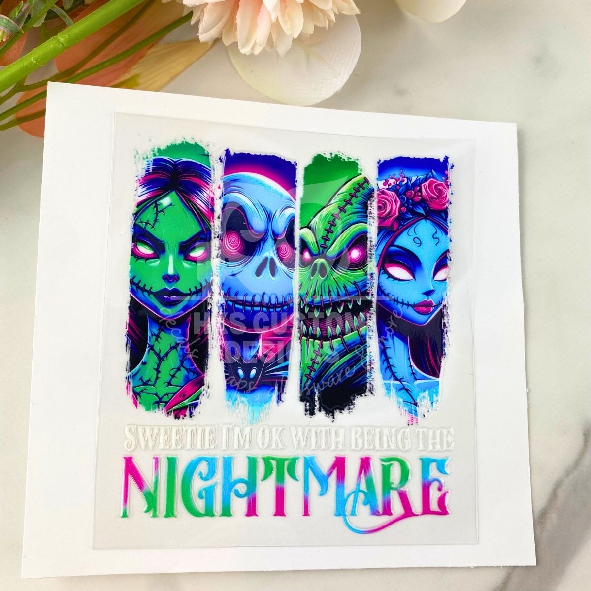 Nightmare | 4" UV DTF Decal