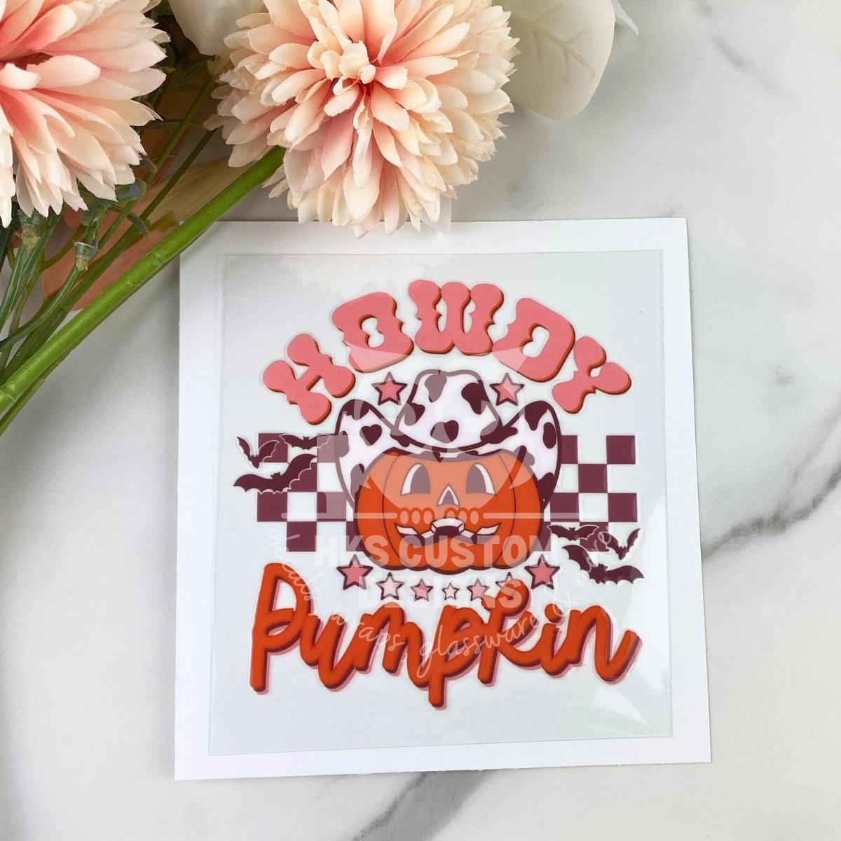 Howdy Pumpkin | 4" UV DTF Decal