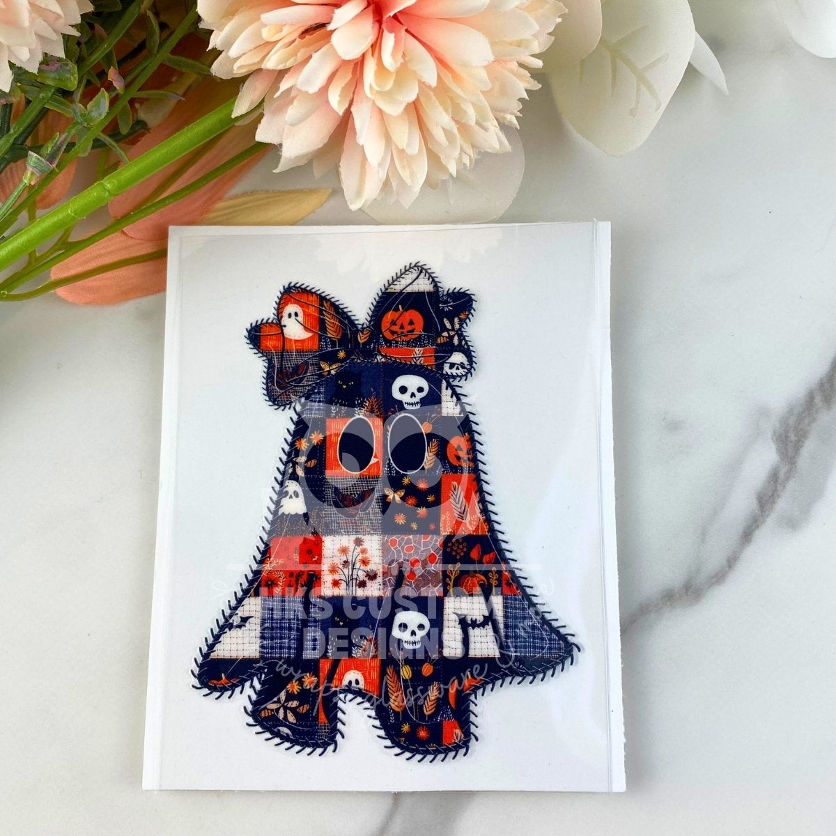 Patchwork Ghost2 | 4" UV DTF Decal