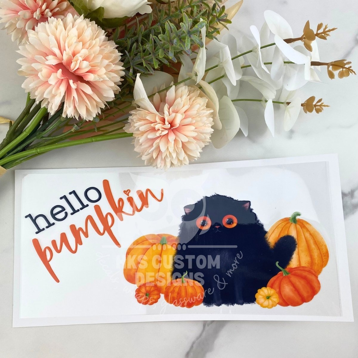 Hello Pumpkin | 16 oz UV DTF Wrap