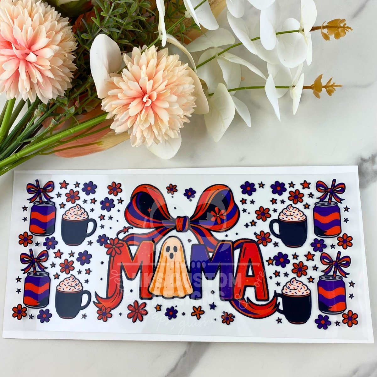Halloween Mama | 16 oz UV DTF Wrap