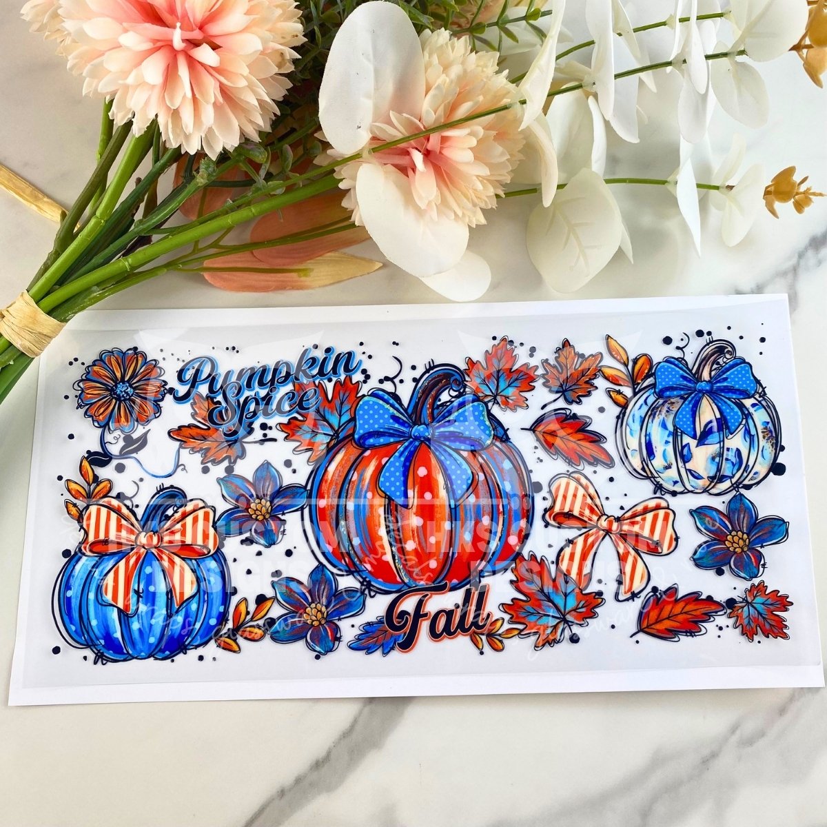 Pumpkin Spice | 16 oz UV DTF Wrap