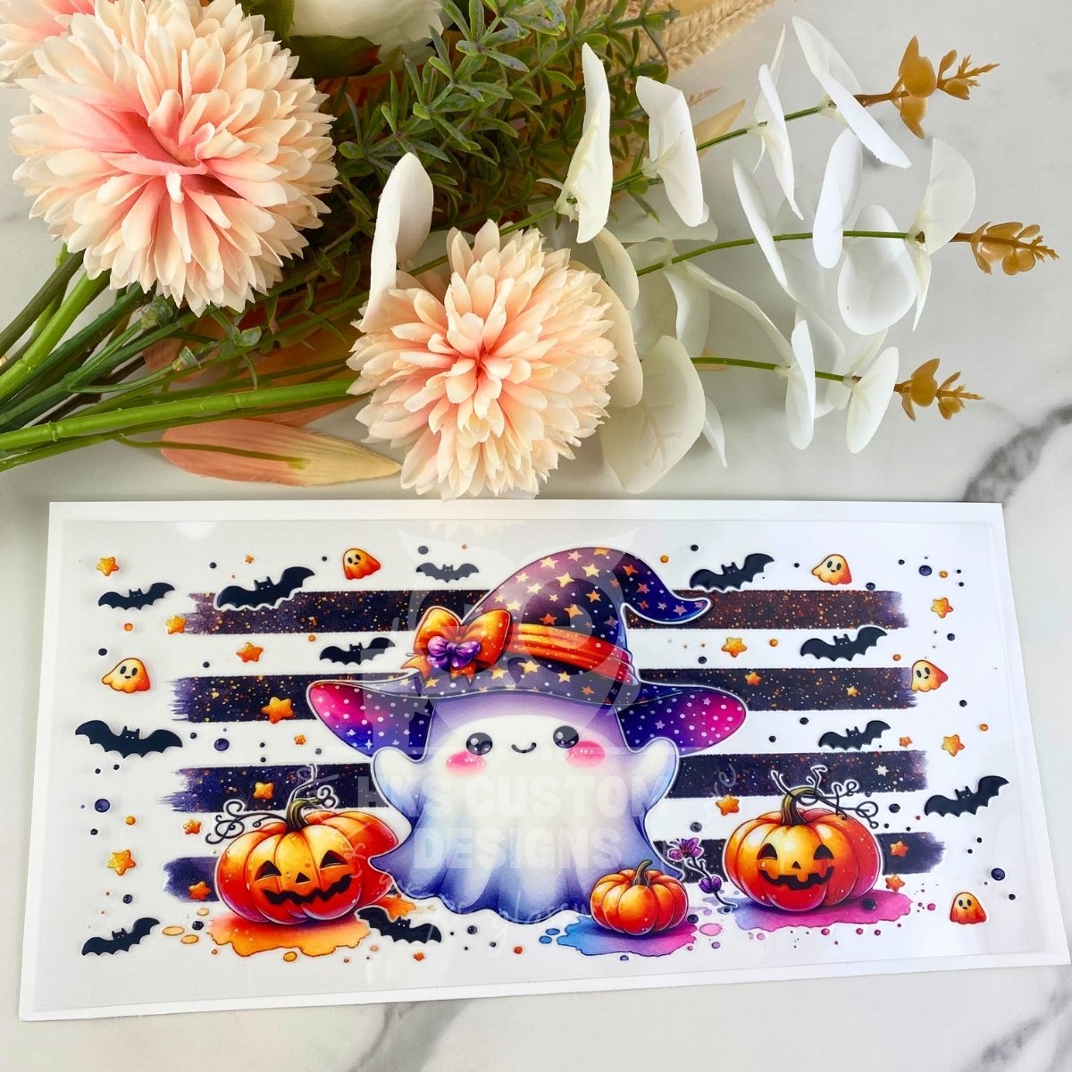 Cute Ghosty | 16 oz UV DTF Wrap