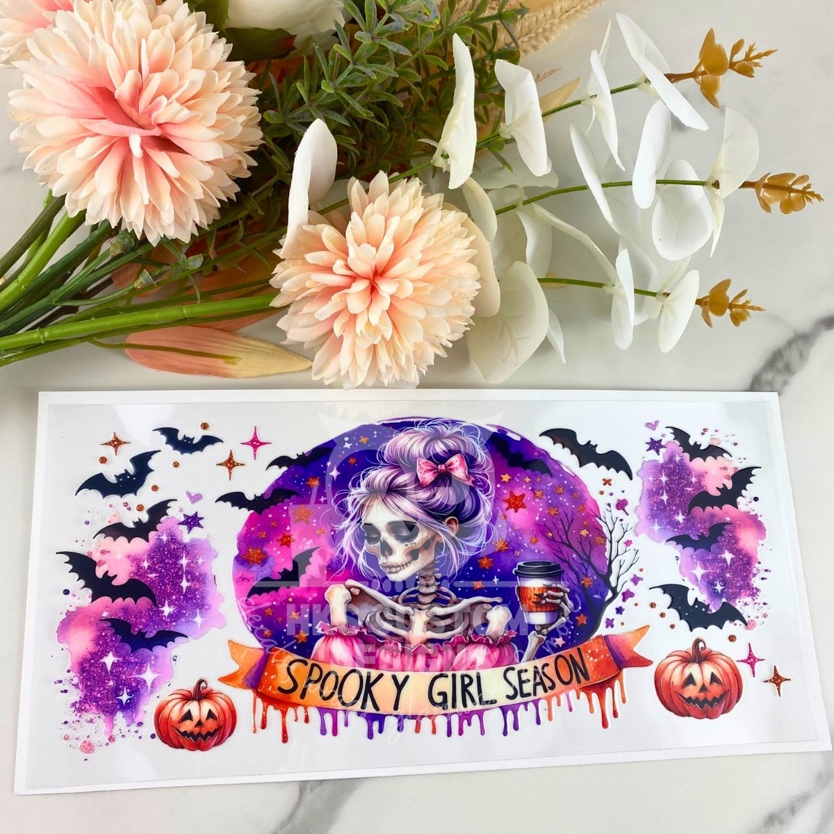 Spooky Girl Season | 16 oz UV DTF Wrap