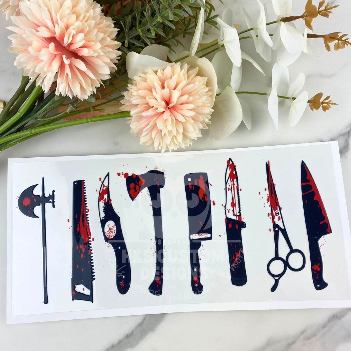Knives | 16 oz UV DTF Wrap