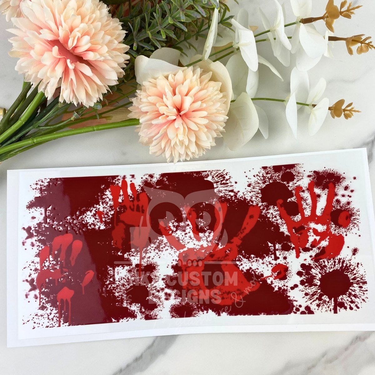 Handprints | 16 oz UV DTF Wrap
