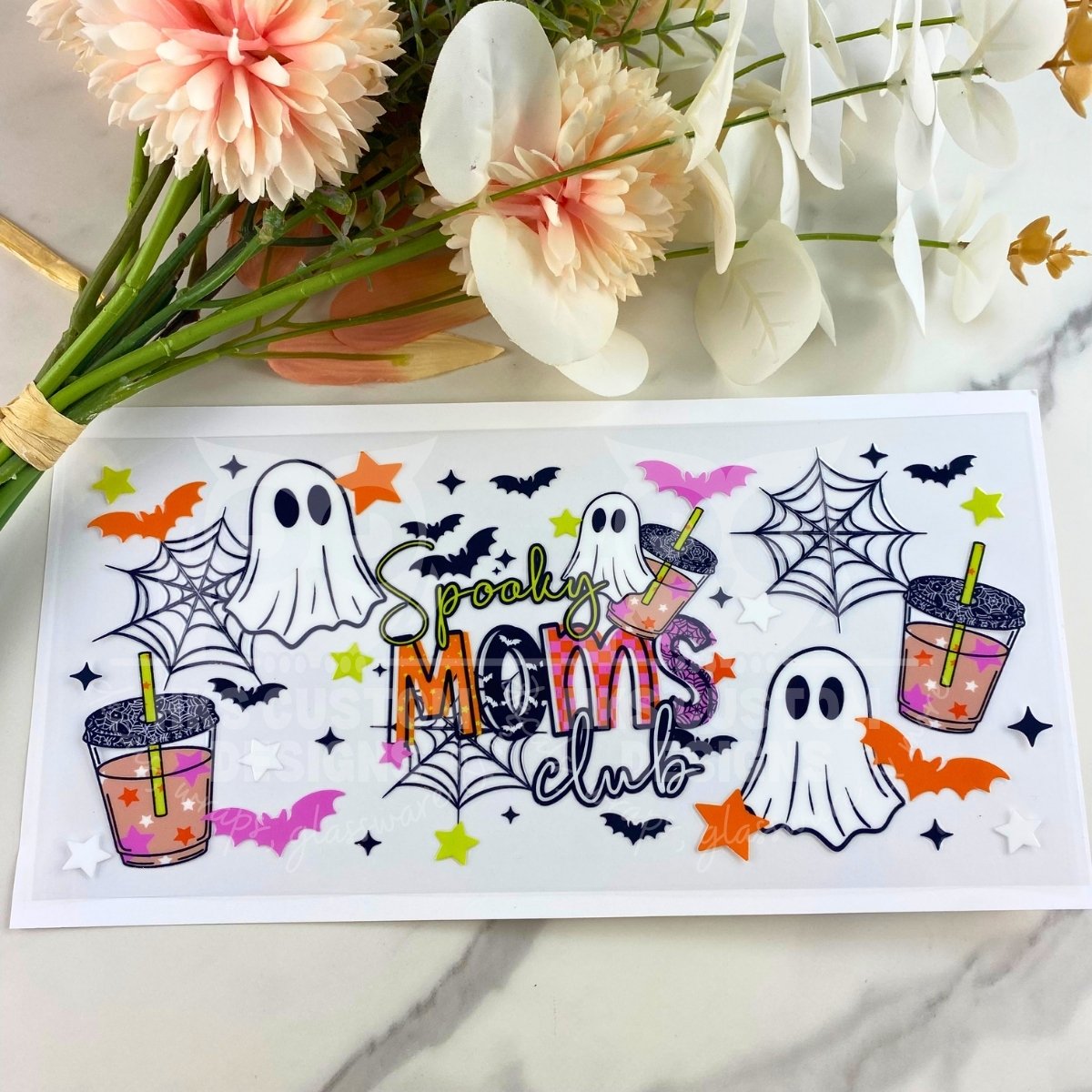 Spooky Moms Club | 16 oz UV DTF Wrap