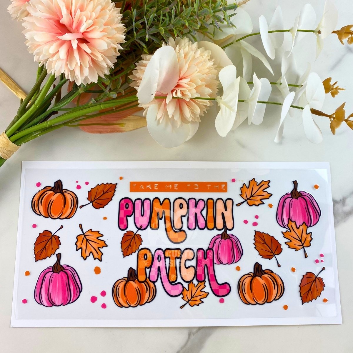 Pumpkin Patch | 16 oz UV DTF Wrap