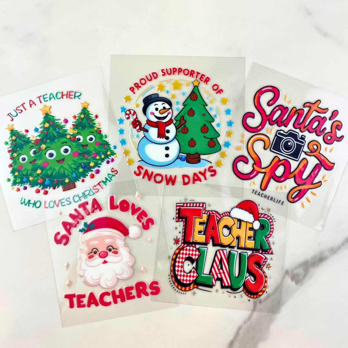 Teacher Bundle1 | 3" UV DTF Ornament Decal