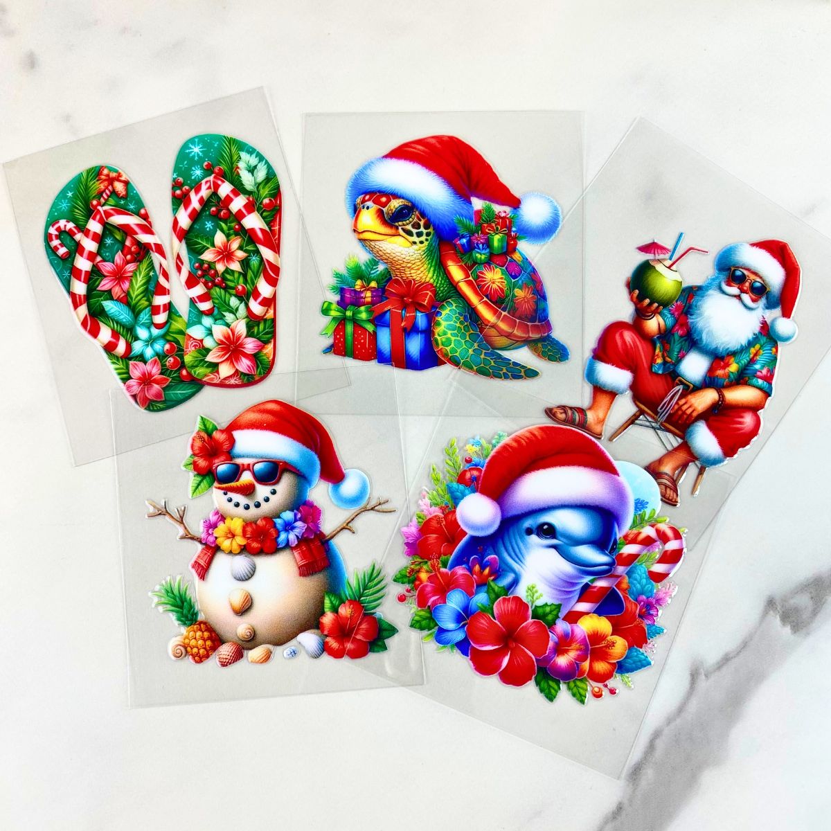 Tropical Bundle2 | 3" UV DTF Ornament Decal