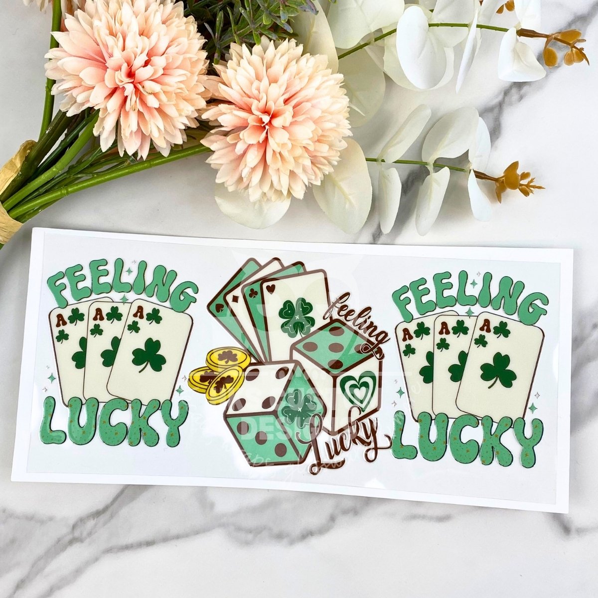 Feeling Lucky | 16 oz UV DTF Wrap