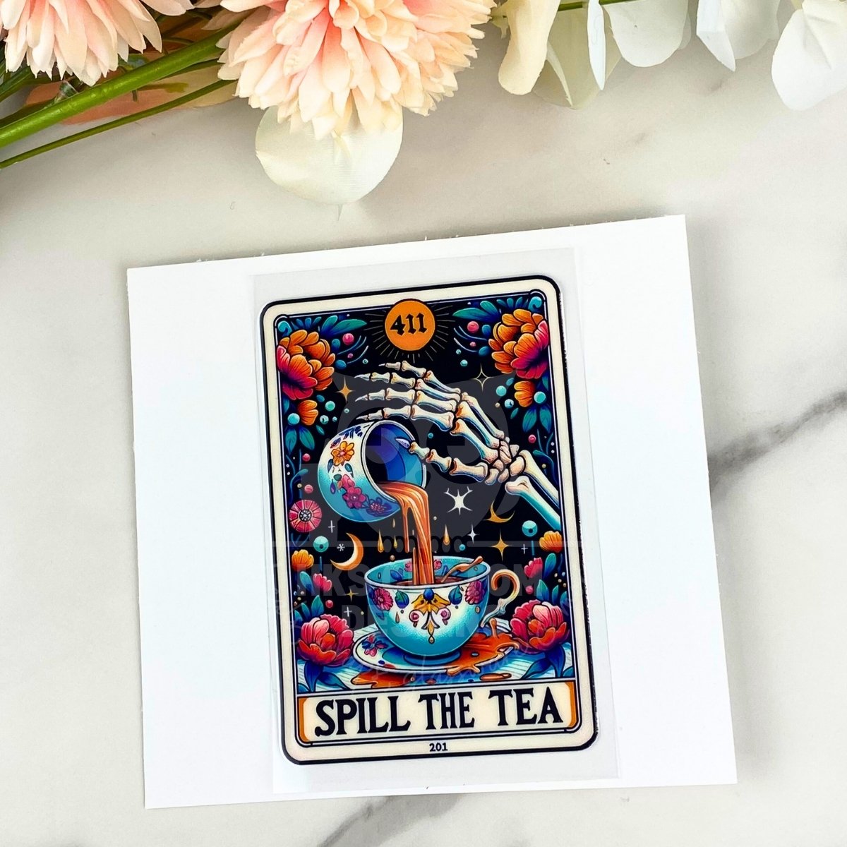 Spill the Tea | 4" Tarot Decals