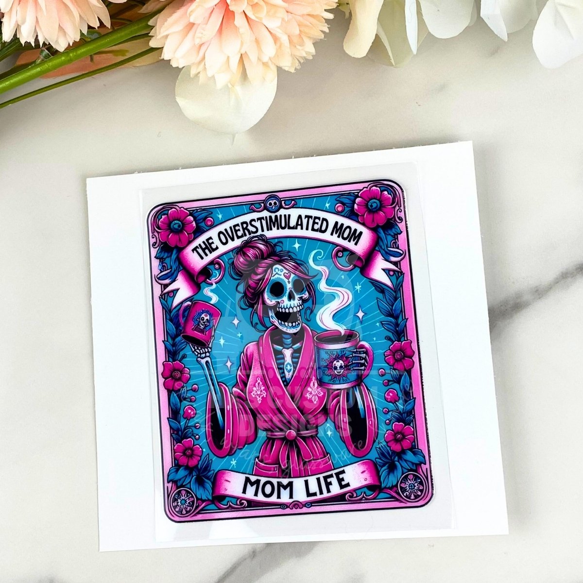 The Overstimulated Mom | 4" Tarot Decals