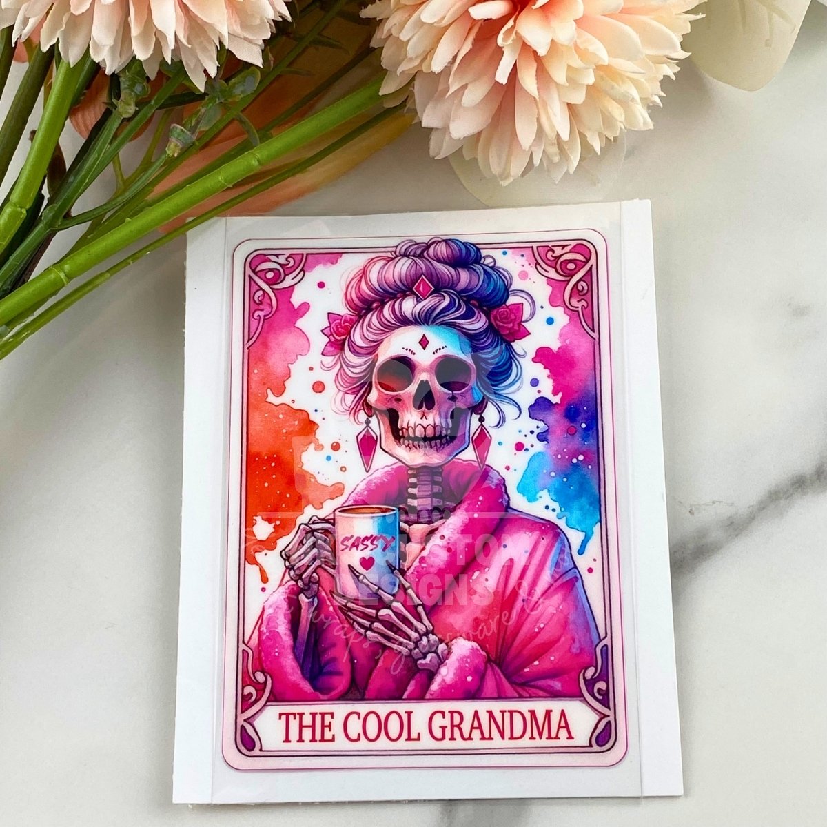 The Cool Grandma | 4" Tarot Decals