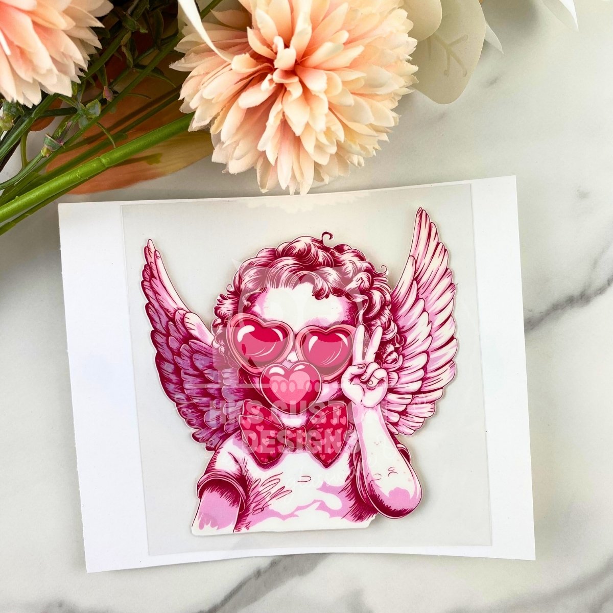 Bubblegum Cupid | 4" UV DTF Decal