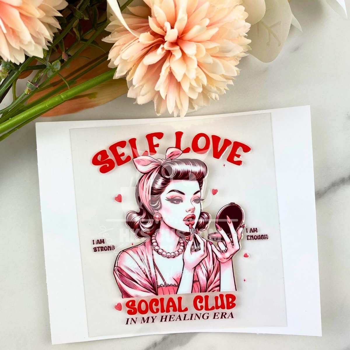 Self Love Social Club | 4" UV DTF Decal