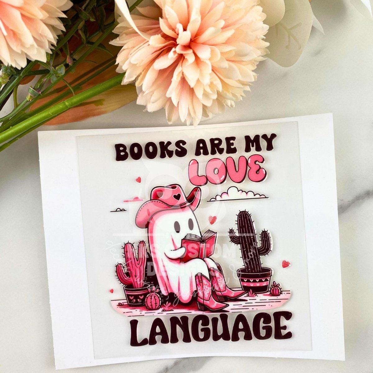 Books are my Love Language | 4" UV DTF Decal
