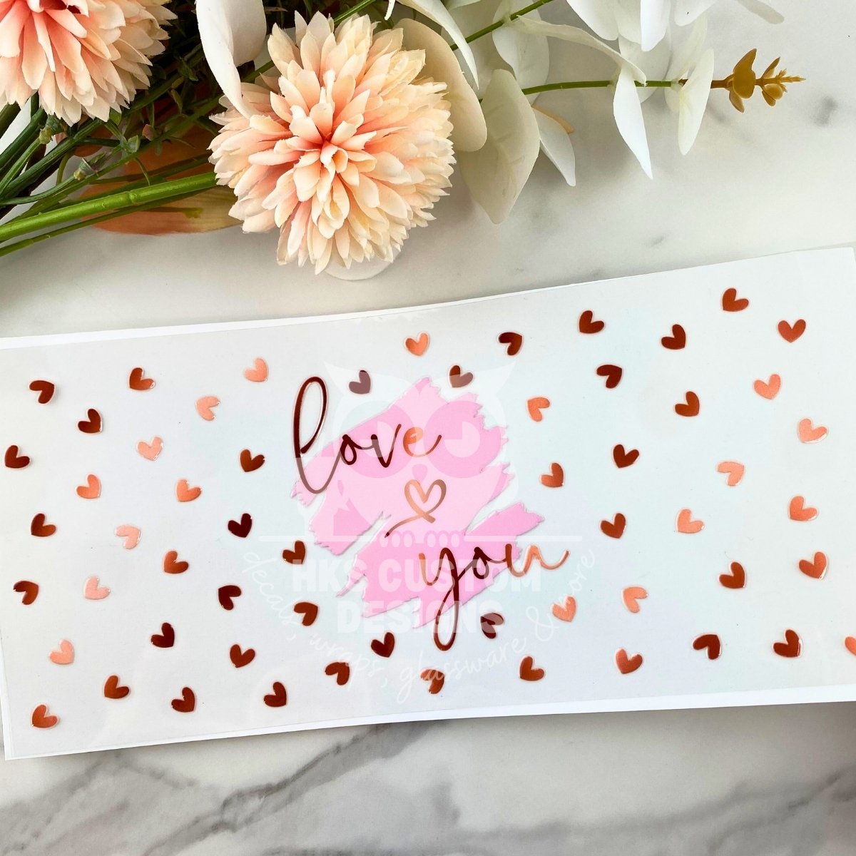 Love You | 16 oz UV DTF Wrap