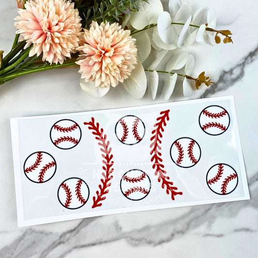 Baseball | 16 oz UV DTF Wrap