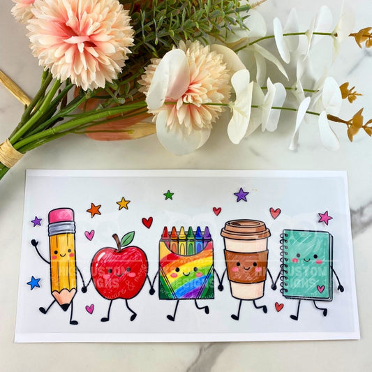 Teacher Friends | 16 oz UV DTF Wrap