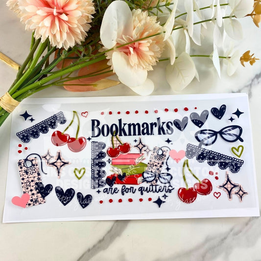 Bookmarks for Quitters | 16 oz UV DTF Wrap