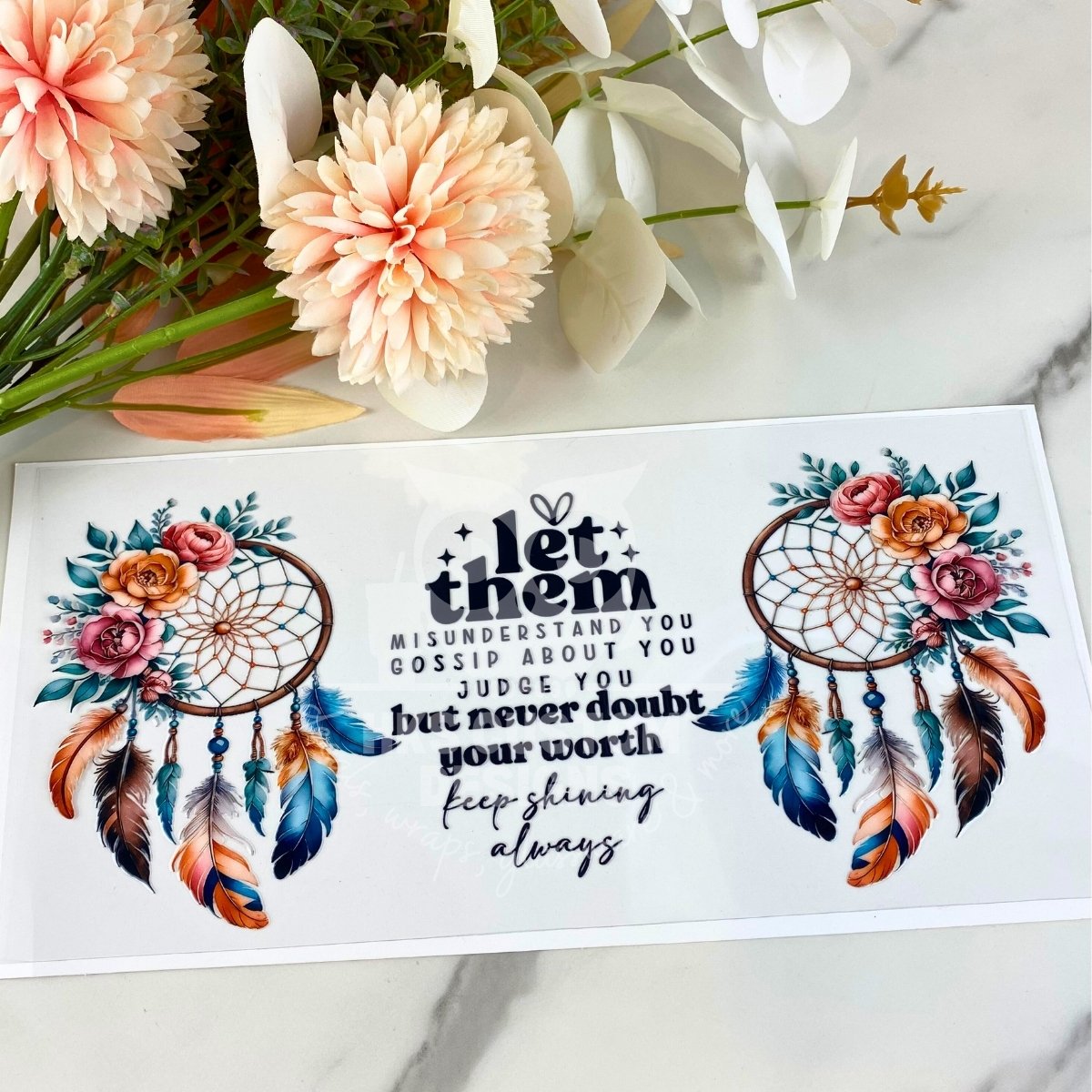 Let Them | 16 oz UV DTF Wrap
