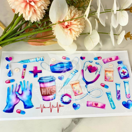 Nurse Tools | 16 oz UV DTF Wrap