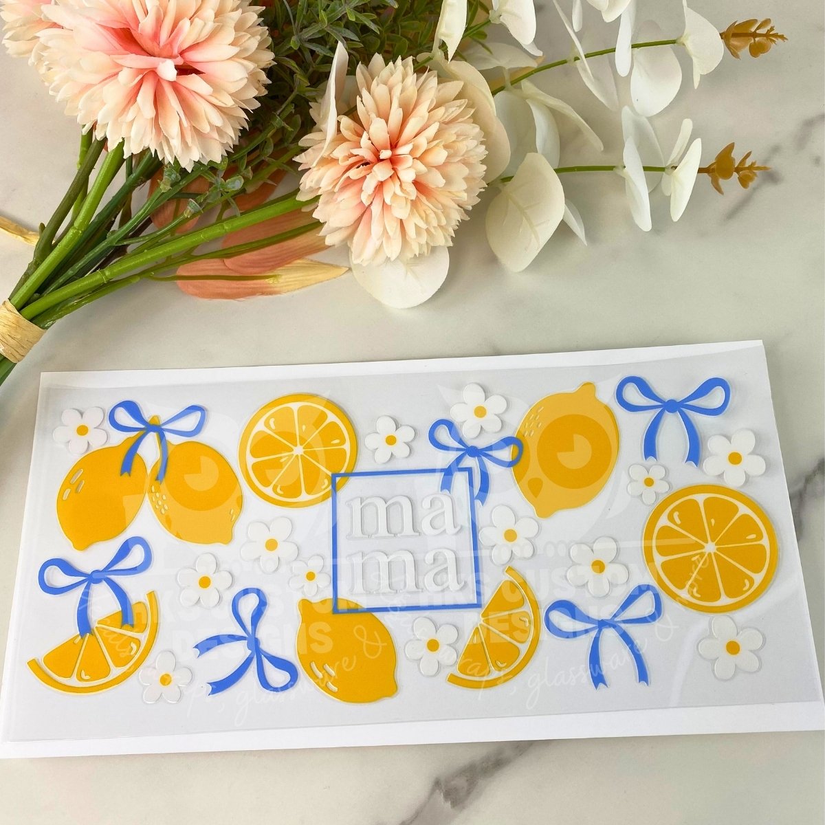 Mama Lemons | 16 oz UV DTF Wrap