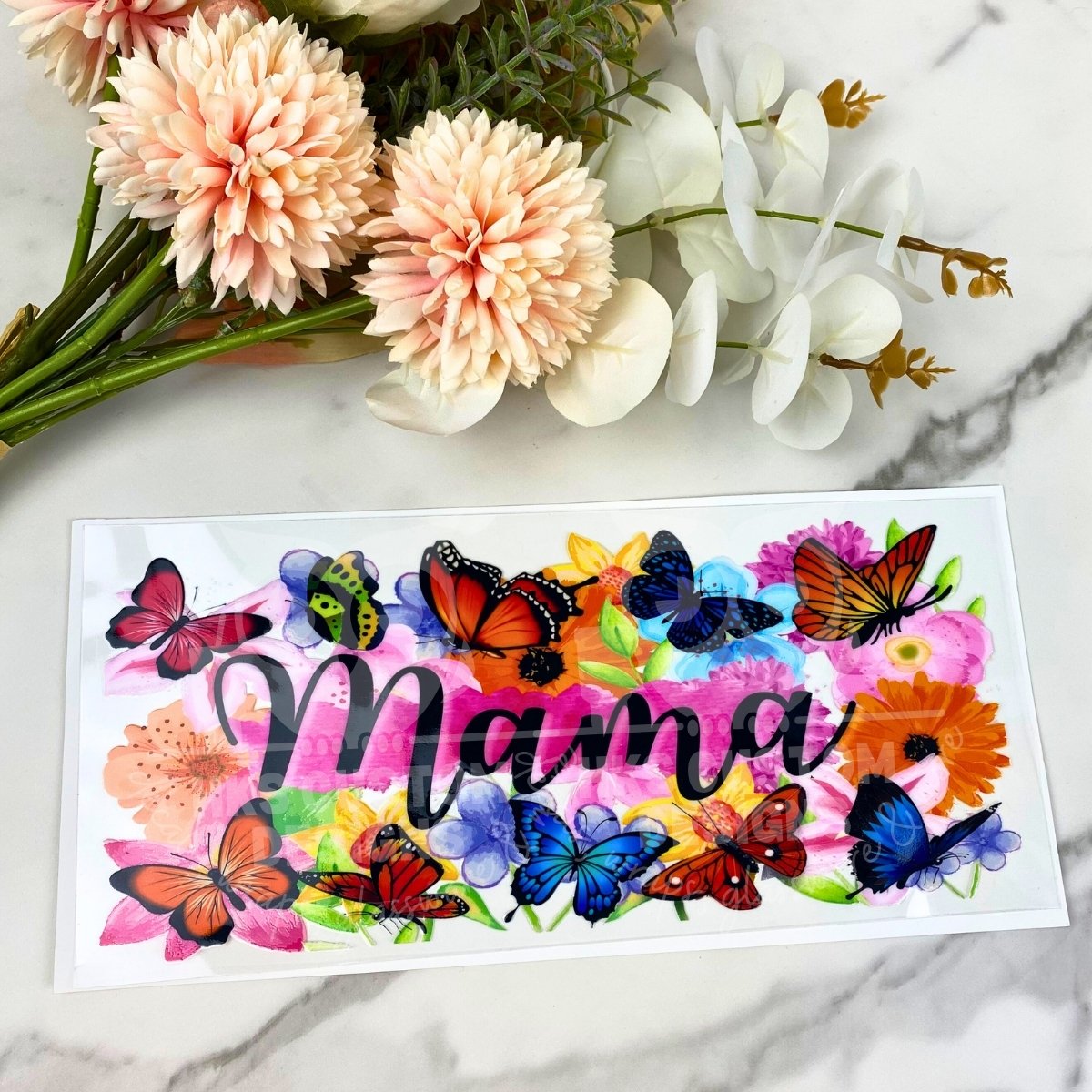 Colorful Mama | 16 oz UV DTF Wrap
