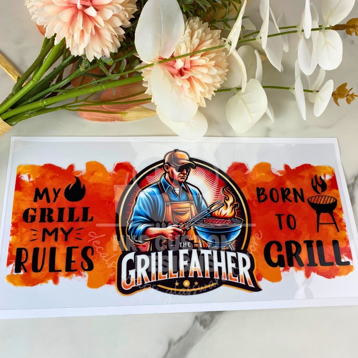 Grillfather | 16 oz UV DTF Wrap