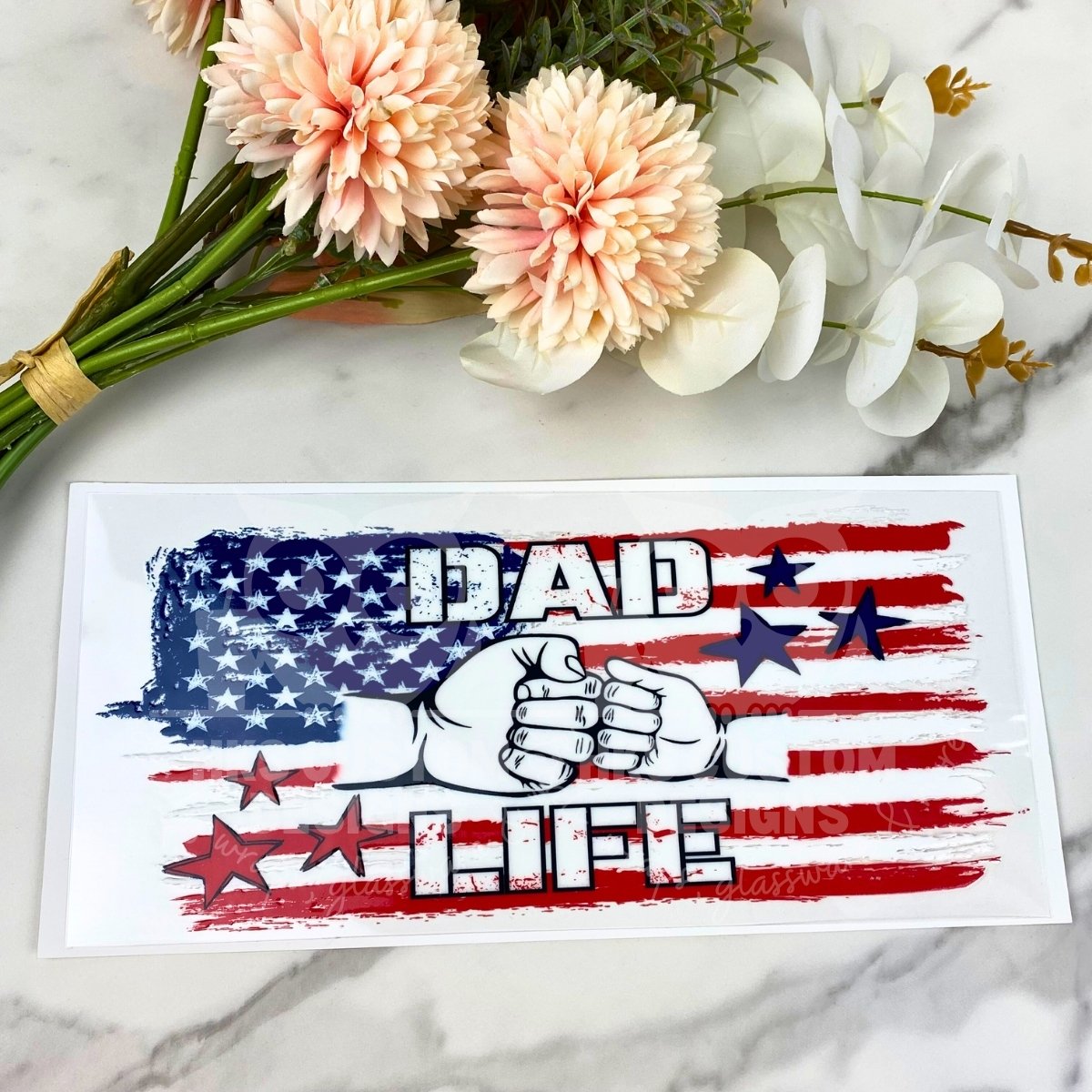 Dad Life | 16 oz UV DTF Wrap