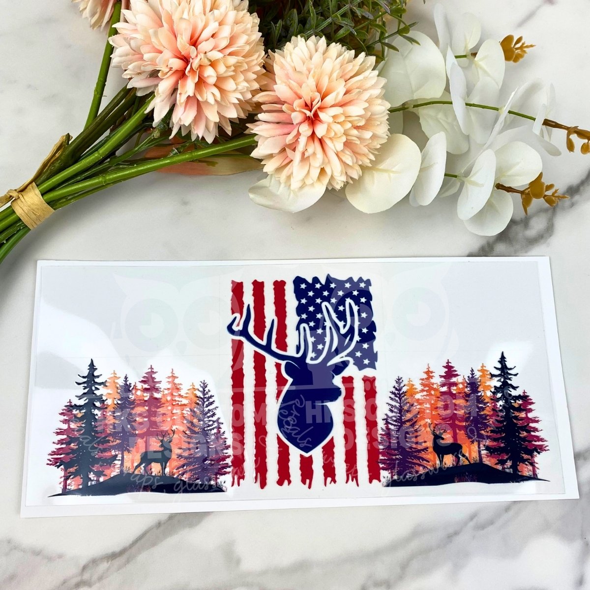 Deer | 16 oz UV DTF Wrap