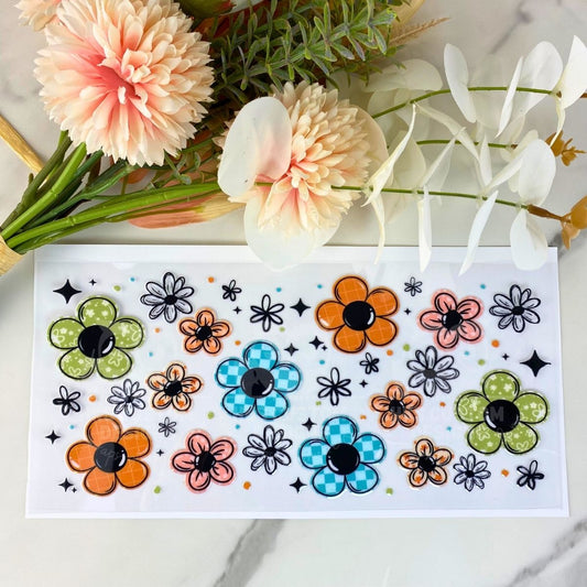 Daisies | 16 oz UV DTF Wrap