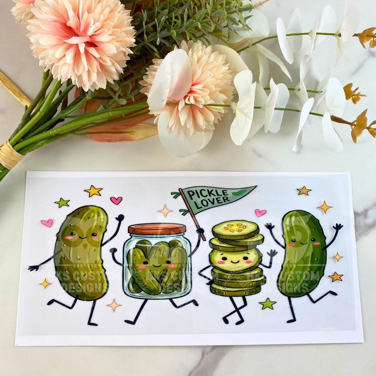 Pickle Friends | 16 oz UV DTF Wrap