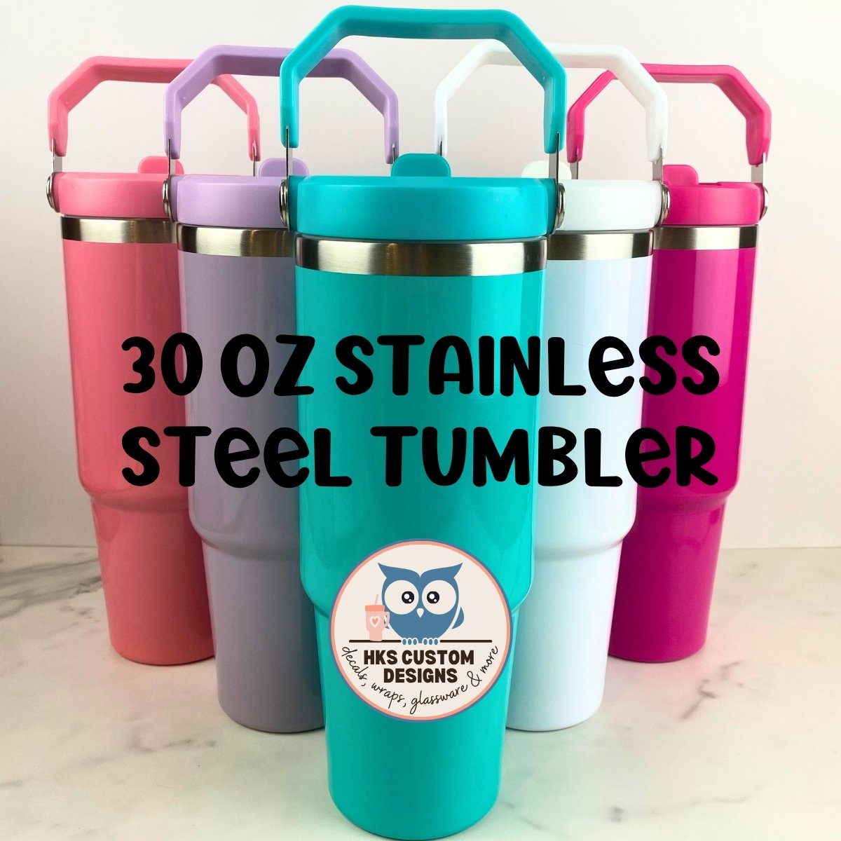 30 oz Stainless Steel Flip Lid