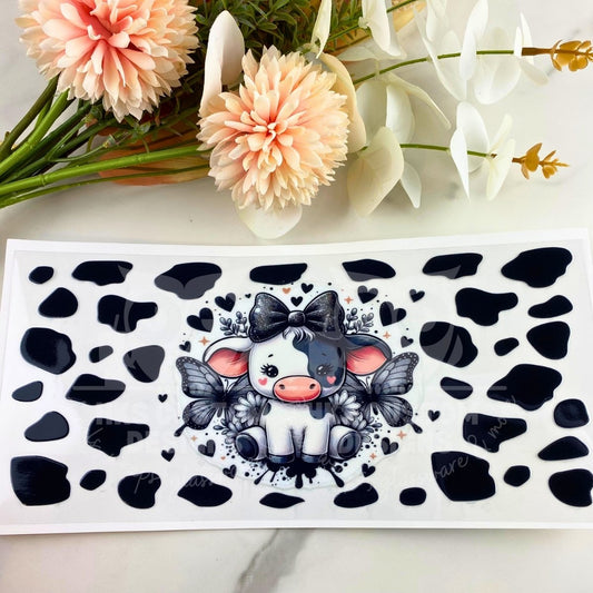 Black Cow | 16 oz UV DTF Wrap