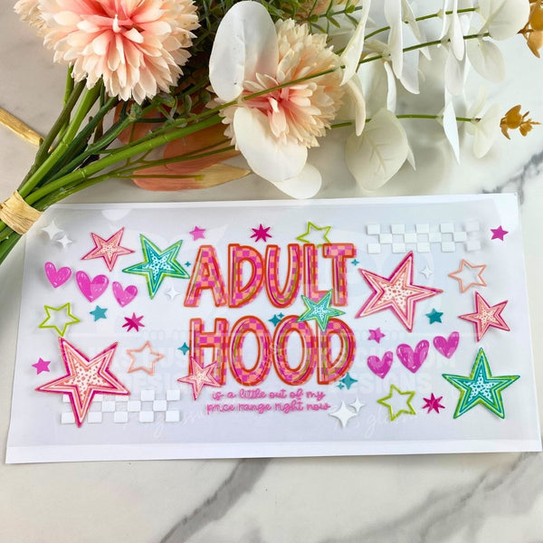Adult Hood | 16 oz UV DTF Wrap