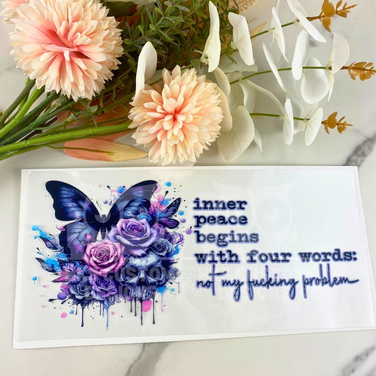 Inner Peace | 16 oz UV DTF Wrap