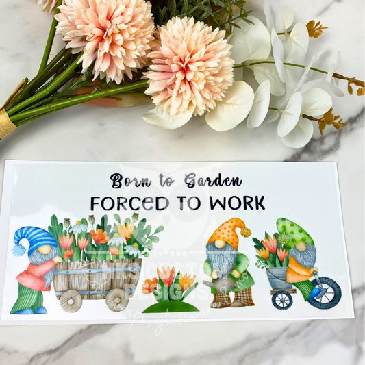 Born to Garden | 16 oz UV DTF Wrap