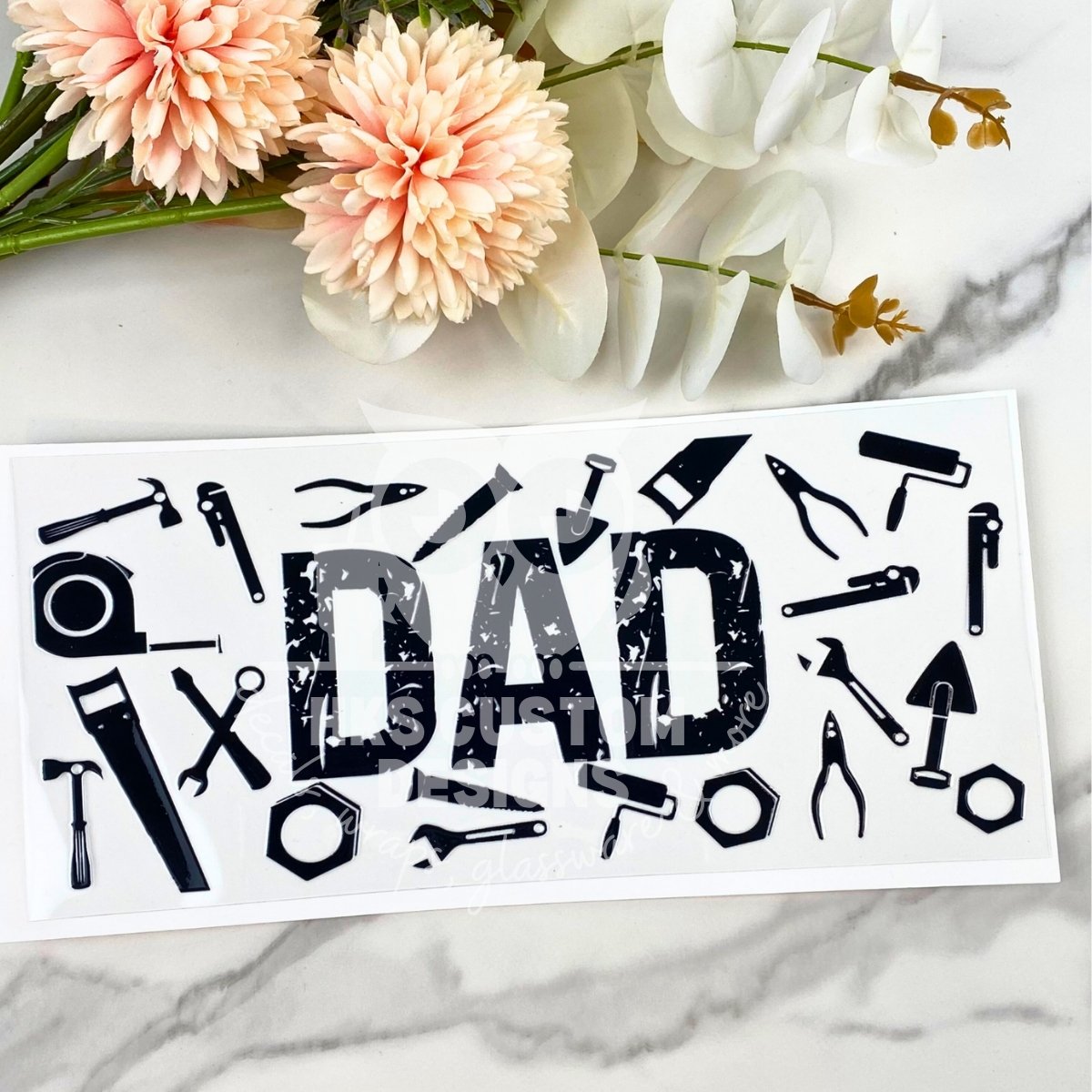 Dad (tools) | 16 oz UV DTF Wrap