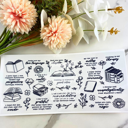 Book Affirmations2 | 16 oz UV DTF Wrap