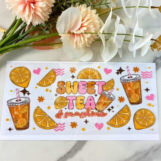 Sweet Tea | 16 oz UV DTF Wrap