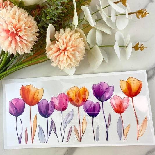 Tulips2 | 16 oz UV DTF Wrap