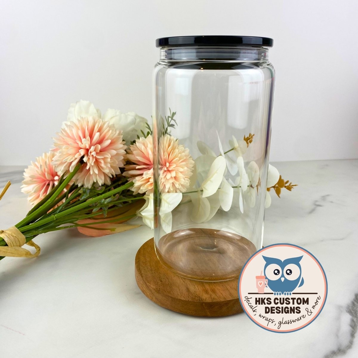 16 oz Clear Glass