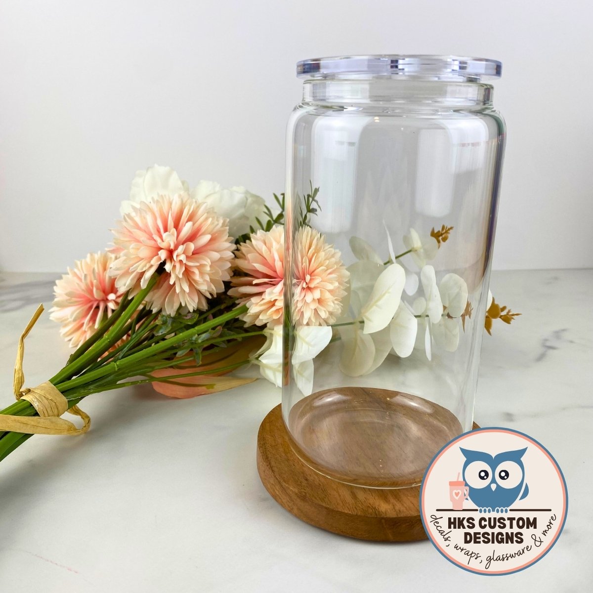 16 oz Clear Glass